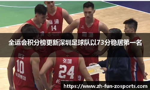 全运会积分榜更新深圳足球队以73分稳居第一名